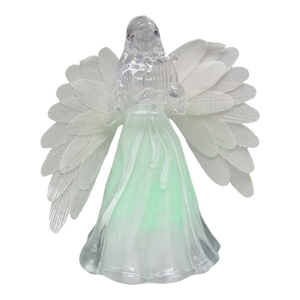 Lighted Acrylic Angel - Harp