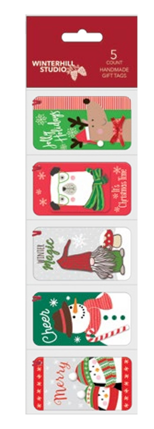 5 Count Handmade Gift Tags -