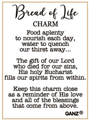 Bread of Life Charm - A Cherished Symbol of Faith