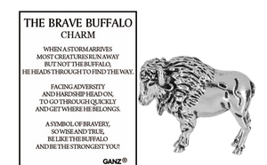 The Brave Buffalo Charm