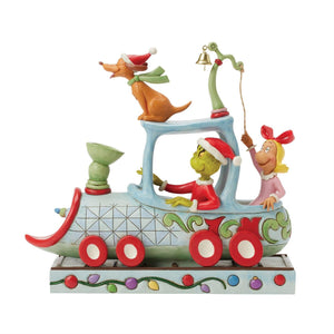 Grinch Max and Cindy Lou Ride the Train