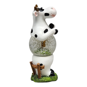 Standing Cow Snowglobe
