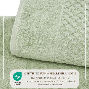 Cotton Diamond Waffle Weave Bath Towel Set - Grayson Collection