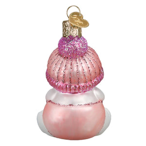 Snow Baby Girl Ornament