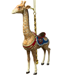 Resin Carousel Assortment Ornament - Giraffe
