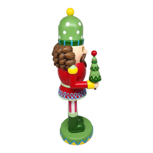 Resin Nutcracker with Moving Digital Eyes - 16 Inch