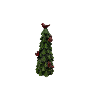 Glitter Cardinal Tree Small