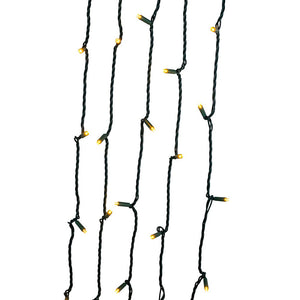 100-Light Classic Warm White LED Green Wire Light Set