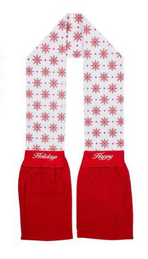 Christmas Kitchen Scarf - Snowflakes
