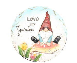 Cement Gnome Stepping Stone -
