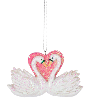 Swan Couple Ornament