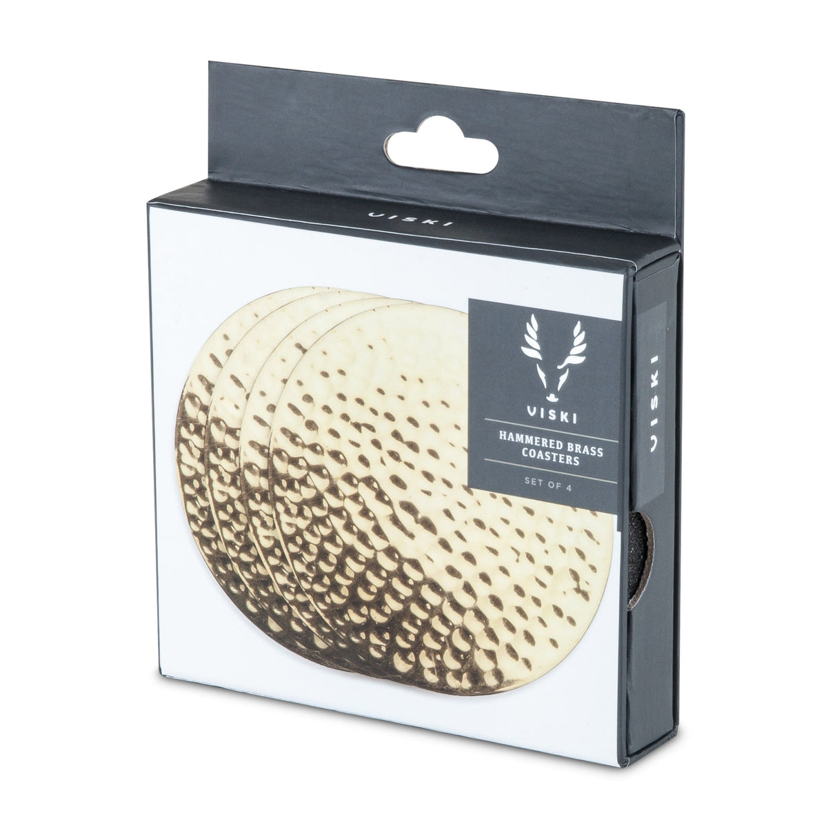 Hammered Brass Coasters by Viski® - Tuesday Morning - Coasters