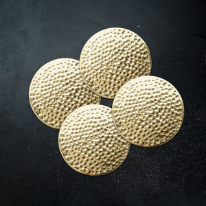 Hammered Brass Coasters by Viski® - Tuesday Morning - Coasters