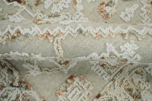 Hand Tufted 5x8 Brown and Beige Wool Textured Loop Area Rug