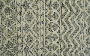 Hand Knotted 4x6 Beige, Camel and Olive Modern Contemporary Southwestern Tribal Trellis Recycled Silk Area Rug