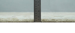 Hand Knotted Olive and Beige Traditional Oushak Multi Size Wool Area Rug