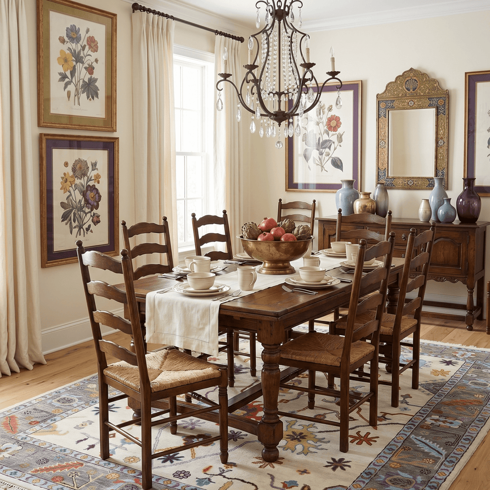 Hand Knotted Ivory and Gray Traditional Oushak Multi Size Wool Area Rug