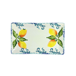 Hand-Painted-Italian-Ceramic-Rectangular-Platter-Lemons-Serving-Platters