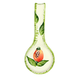 Hand Painted Italian Ceramic Spoon Rest Pomegranate - Tuesday Morning - Spoon Rests
