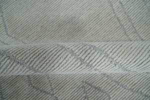 Hand Tufted Ivory Traditional Geometrical Moroccan Design Custom Made Rug