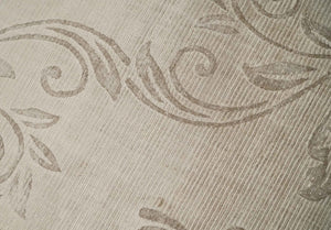 2.8x10 Hand Woven Brown Modern Floral Art Silk Rug