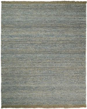 Modern Style Hand Woven Gray and Brown Jute and Art Silk Rug