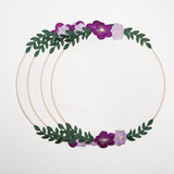 Jasmine White Round Faux Leather Placemat