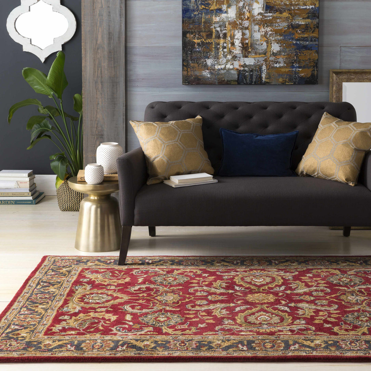 Hankamer Persian Style Wool Rug - Clearance