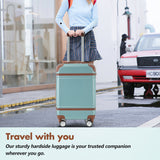 Hardshell Lightweight Suitcase Double Spinner Wheels with TSA Lock ,Single Vintage Luggage with Bag - Tuesday Morning - Luggage
