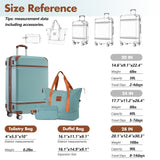 Hardshell Lightweight Suitcase Double Spinner Wheels with TSA Lock ,Single Vintage Luggage with Bag - Tuesday Morning - Luggage