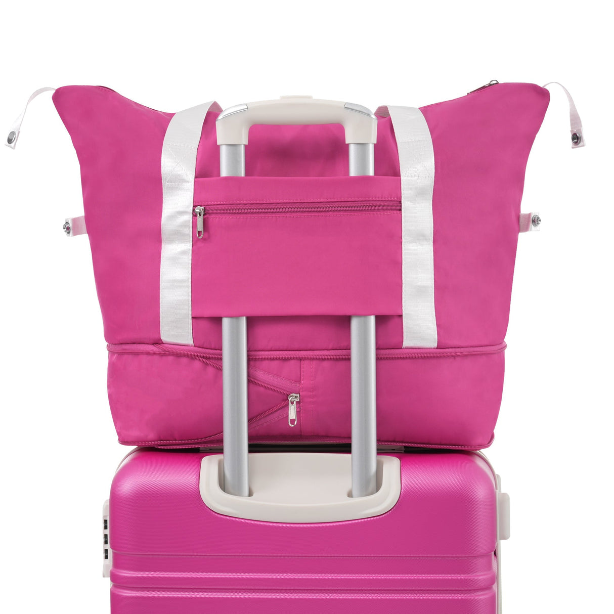 Hardshell Lightweight Suitcase Double Spinner Wheels with TSA Lock ,Single Vintage Luggage with Bag - Tuesday Morning - Luggage