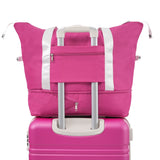 Hardshell Lightweight Suitcase Double Spinner Wheels with TSA Lock ,Single Vintage Luggage with Bag - Tuesday Morning - Luggage