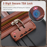 Hardshell Lightweight Suitcase Double Spinner Wheels with TSA Lock ,Single Vintage Luggage with Bag - Tuesday Morning - Luggage