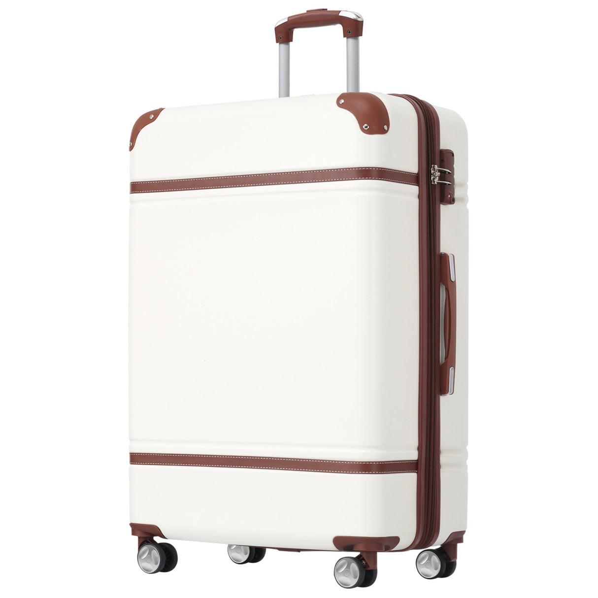 Hardshell Lightweight Suitcase Double Spinner Wheels with TSA Lock ,Single Vintage Luggage with Bag - Tuesday Morning - Luggage