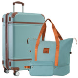 Hardshell Lightweight Suitcase Double Spinner Wheels with TSA Lock ,Single Vintage Luggage with Bag - Tuesday Morning - Luggage