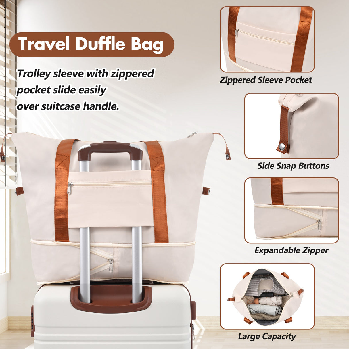 Hardshell Lightweight Suitcase Double Spinner Wheels with TSA Lock ,Single Vintage Luggage with Bag - Tuesday Morning - Luggage