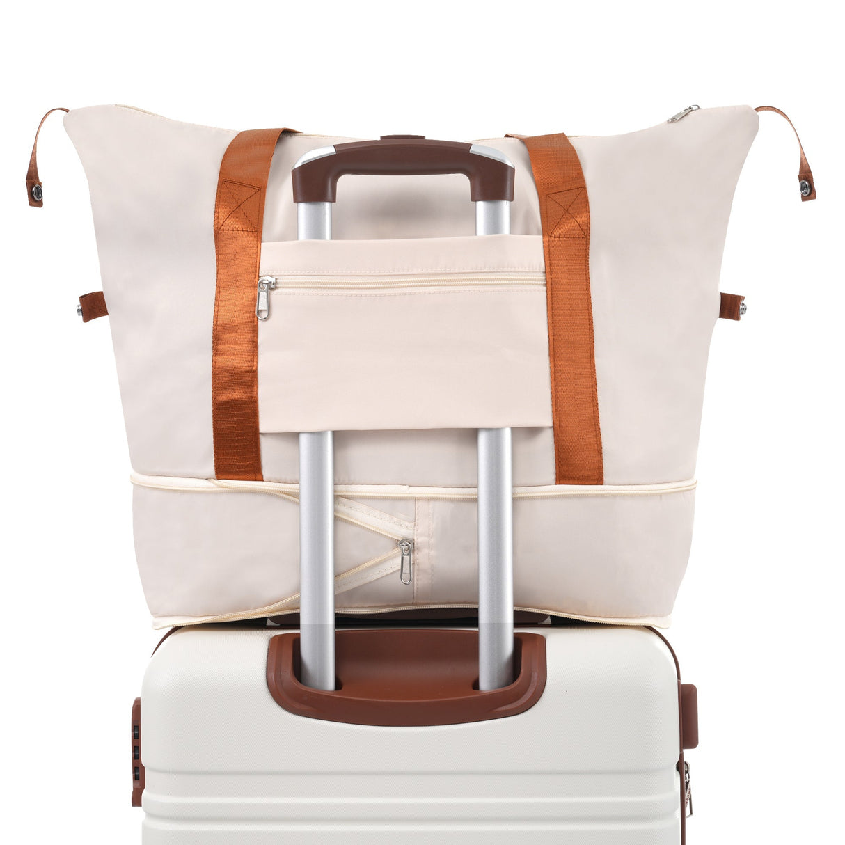 Hardshell Lightweight Suitcase Double Spinner Wheels with TSA Lock ,Single Vintage Luggage with Bag - Tuesday Morning - Luggage