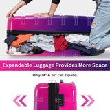 Hardshell Luggage Sets 3 Piece Expandable Suitcase with Spinner Wheels and TSA Lock Lightweight - Tuesday Morning - Luggage Sets