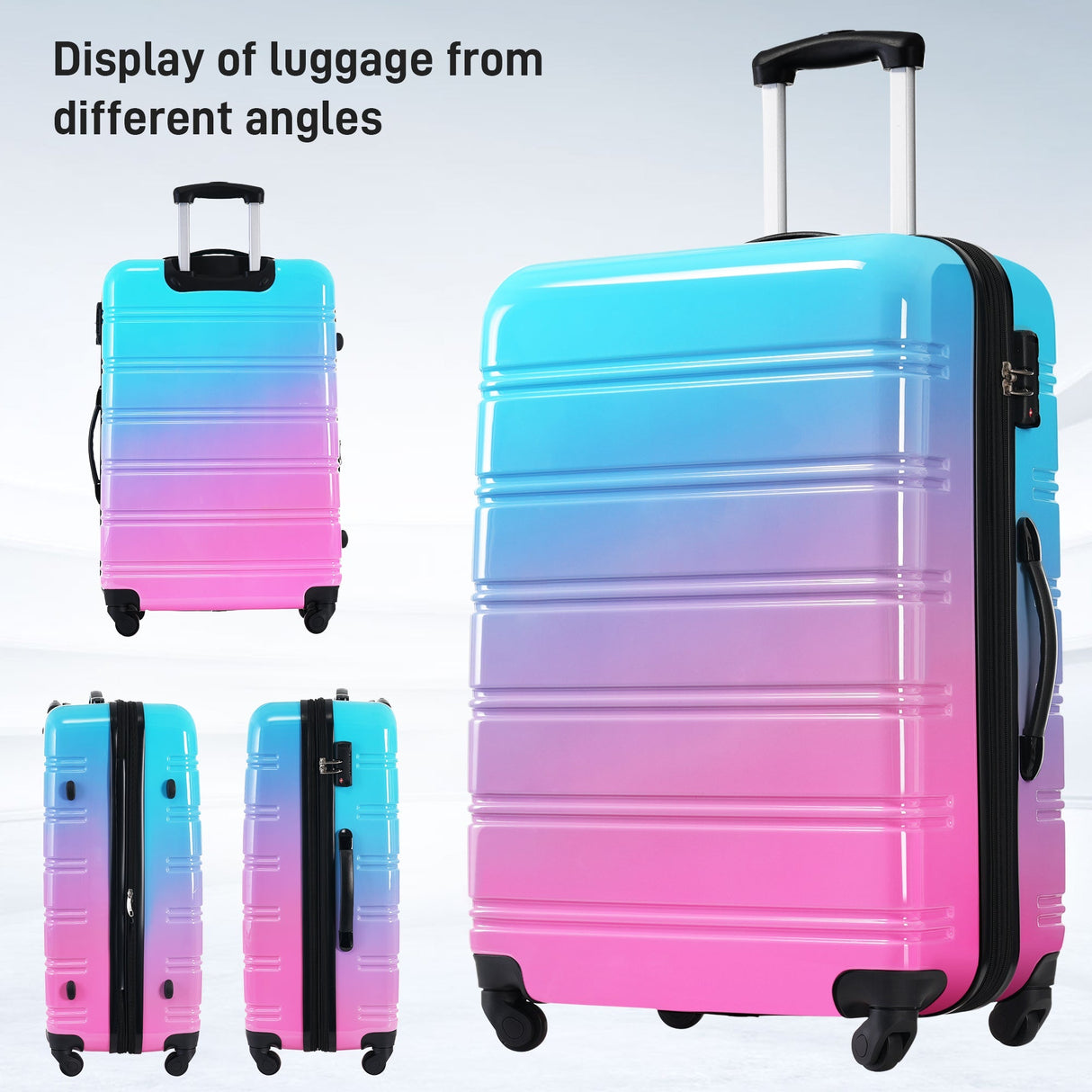 Hardshell Luggage Sets 3 Piece Expandable Suitcase with Spinner Wheels and TSA Lock Lightweight - Tuesday Morning - Luggage Sets