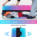 Hardshell Luggage Sets 3 Piece Expandable Suitcase with Spinner Wheels and TSA Lock Lightweight - Tuesday Morning - Luggage Sets