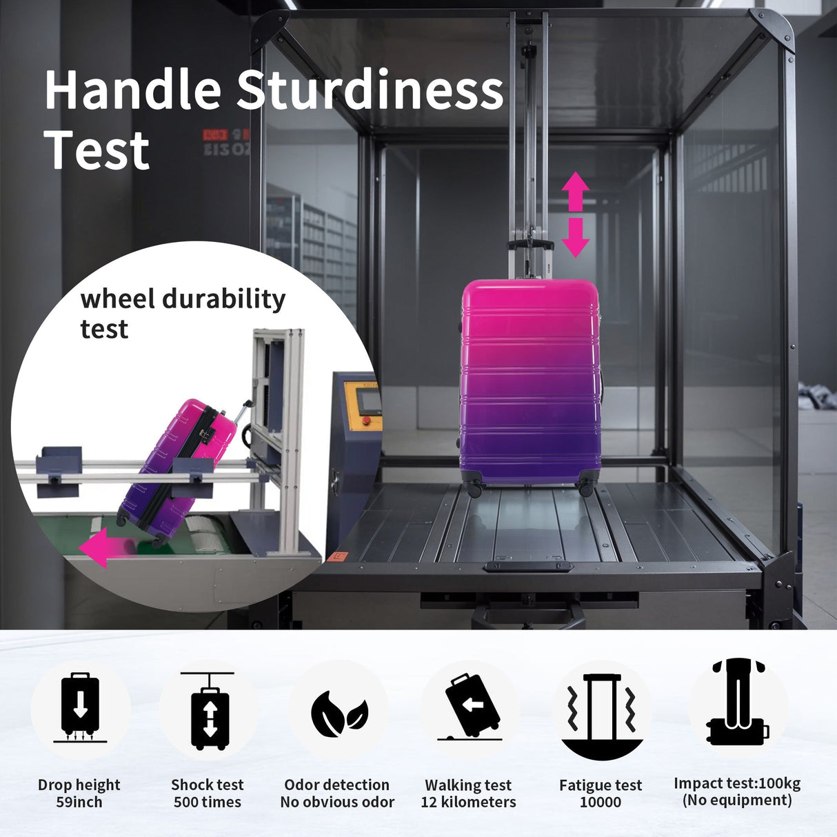 Hardshell Luggage Sets 3 Piece Expandable Suitcase with Spinner Wheels and TSA Lock Lightweight - Tuesday Morning - Luggage Sets
