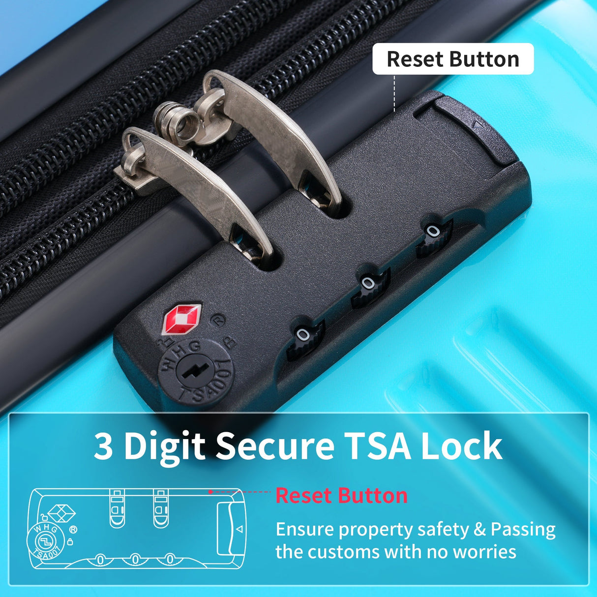 Hardshell Luggage Sets 3 Piece Expandable Suitcase with Spinner Wheels and TSA Lock Lightweight - Tuesday Morning - Luggage Sets