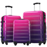 Hardshell Luggage Sets 3 Piece Expandable Suitcase with Spinner Wheels and TSA Lock Lightweight - Tuesday Morning - Luggage Sets