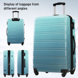 Hardshell Luggage Sets 3 Piece Gradient Color Expandable Suitcase with Spinner Wheels and TSA Lock Lightweight 20" 24" 28" Available,Gradient Blue - Tuesday Morning - Luggage
