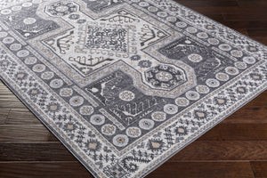 Harrah Gray Cross Rug - Clearance