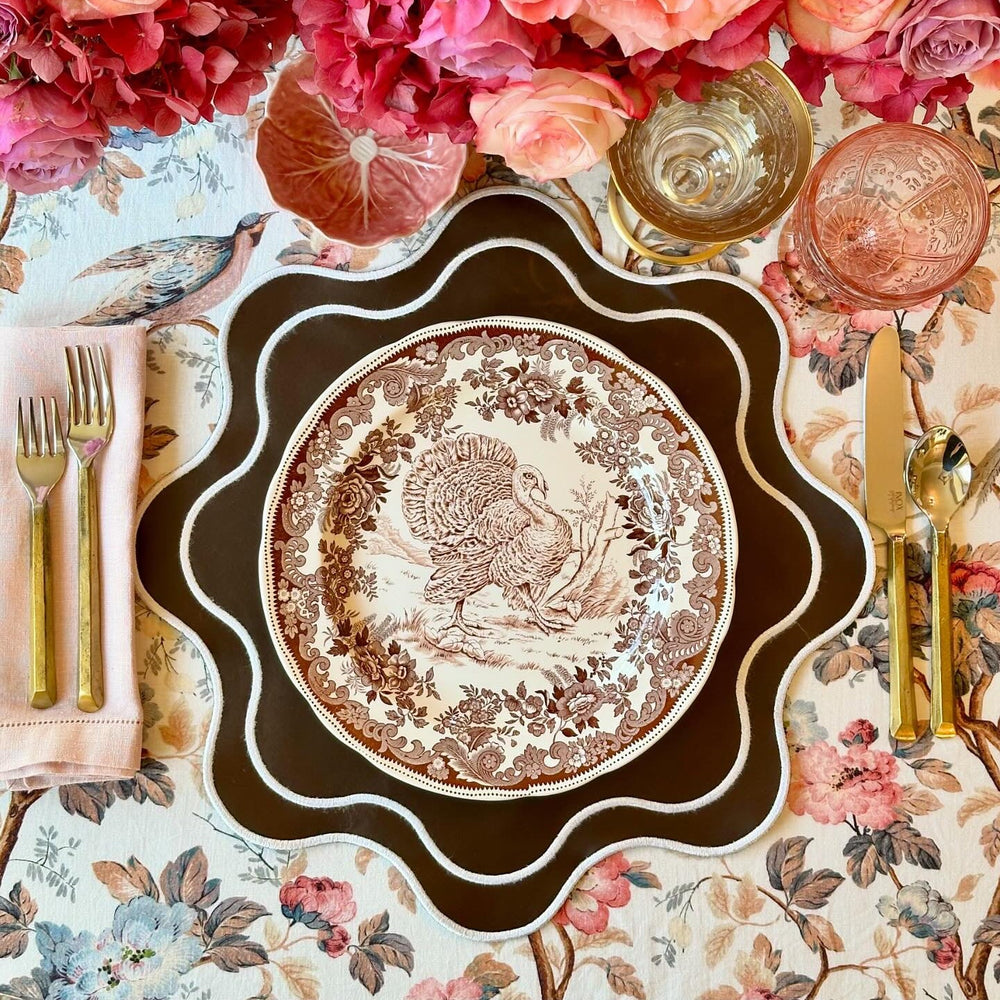 HAVEN BROWN FAUX LEATHER PLACEMAT (Set Of 4)