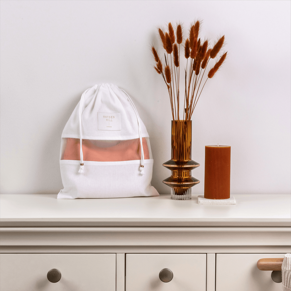 3 Small Organic Cotton Dust Bags
