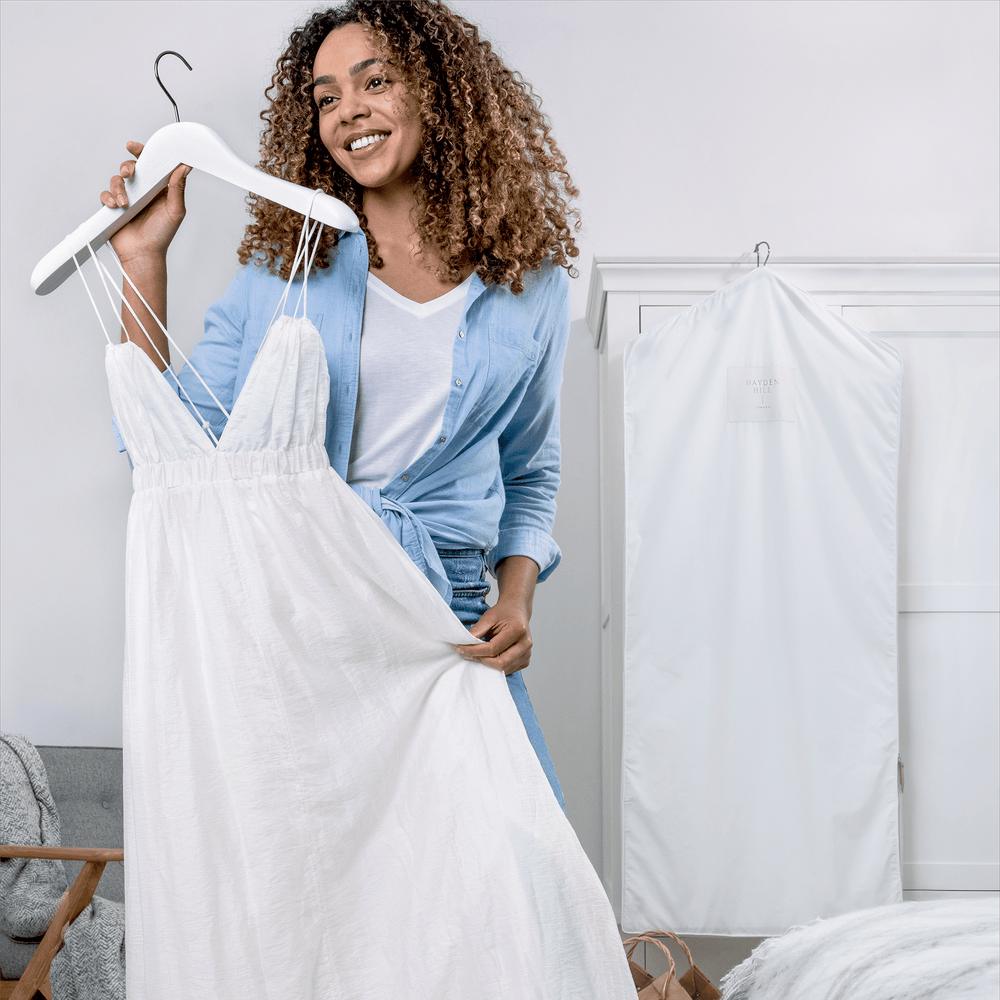 Long Organic Cotton Hanging Bag