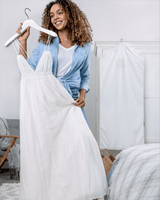 Long Organic Cotton Hanging Bag
