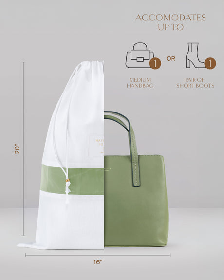 3 Medium Organic Cotton Dust Bags